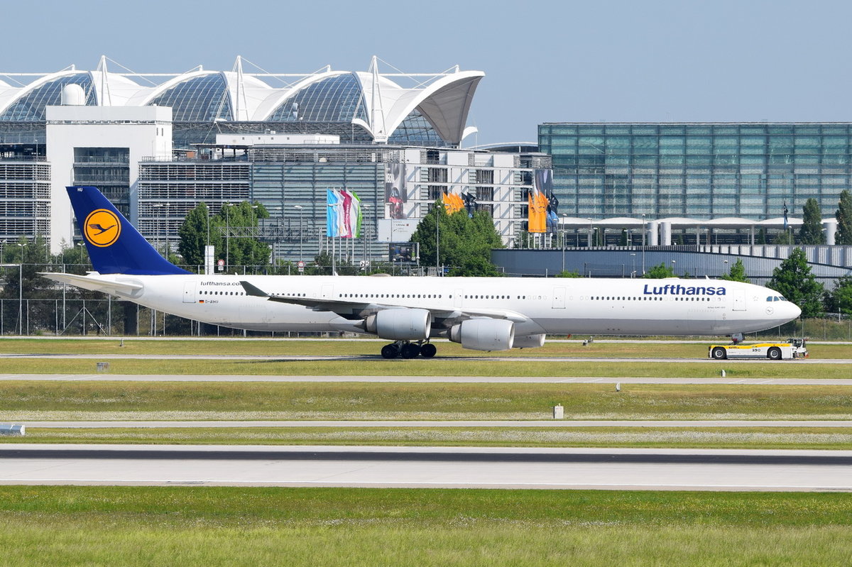 D-AIHU Lufthansa Airbus A340-642  , MUC , 03.06.2017