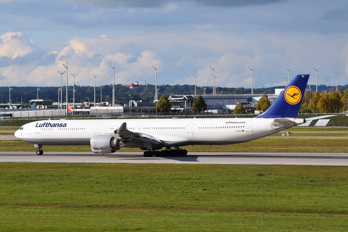 D-AIHU Lufthansa Airbus A340-642  , MUC , 03.10.2017