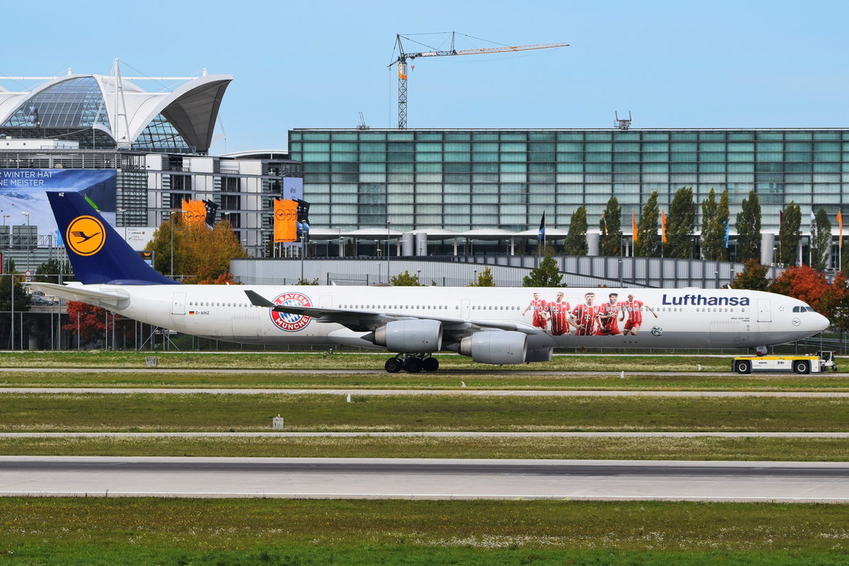 D-AIHZ Lufthansa Airbus A340-642  Leipig    , MUC , 02.10.2017
