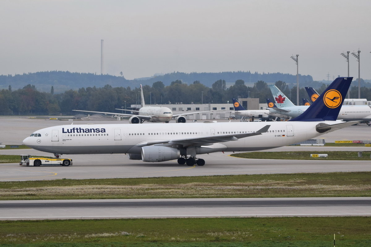 D-AIKC Lufthansa Airbus A330-343  Hamm  , MUC , 04.10.2017