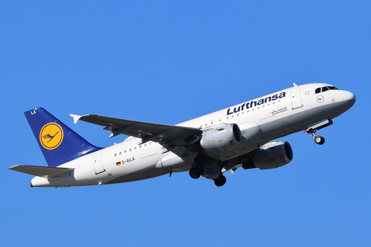 D-AILA Lufthansa Airbus A319-114  Frankfurt/Oder   , MUC , 13.10.2018