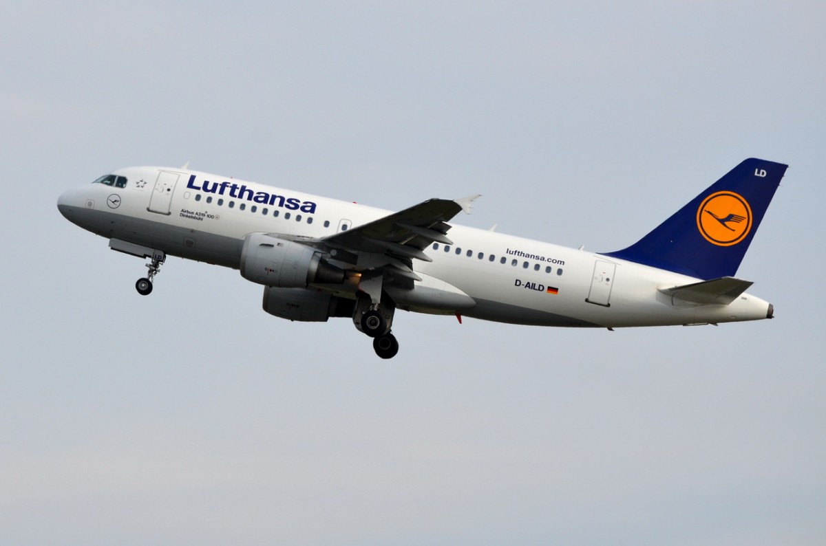 D-AILD Lufthansa Airbus A319-114   in Tegel gestartet am 21.08.2014