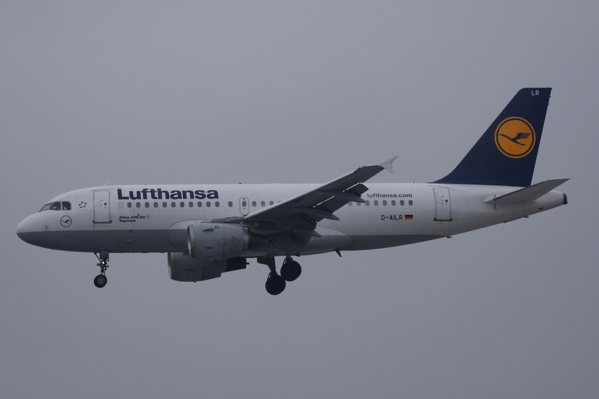 D-AILR Lufthansa Airbus A319-114  Tegernsee   , FRA , 04.12.2017