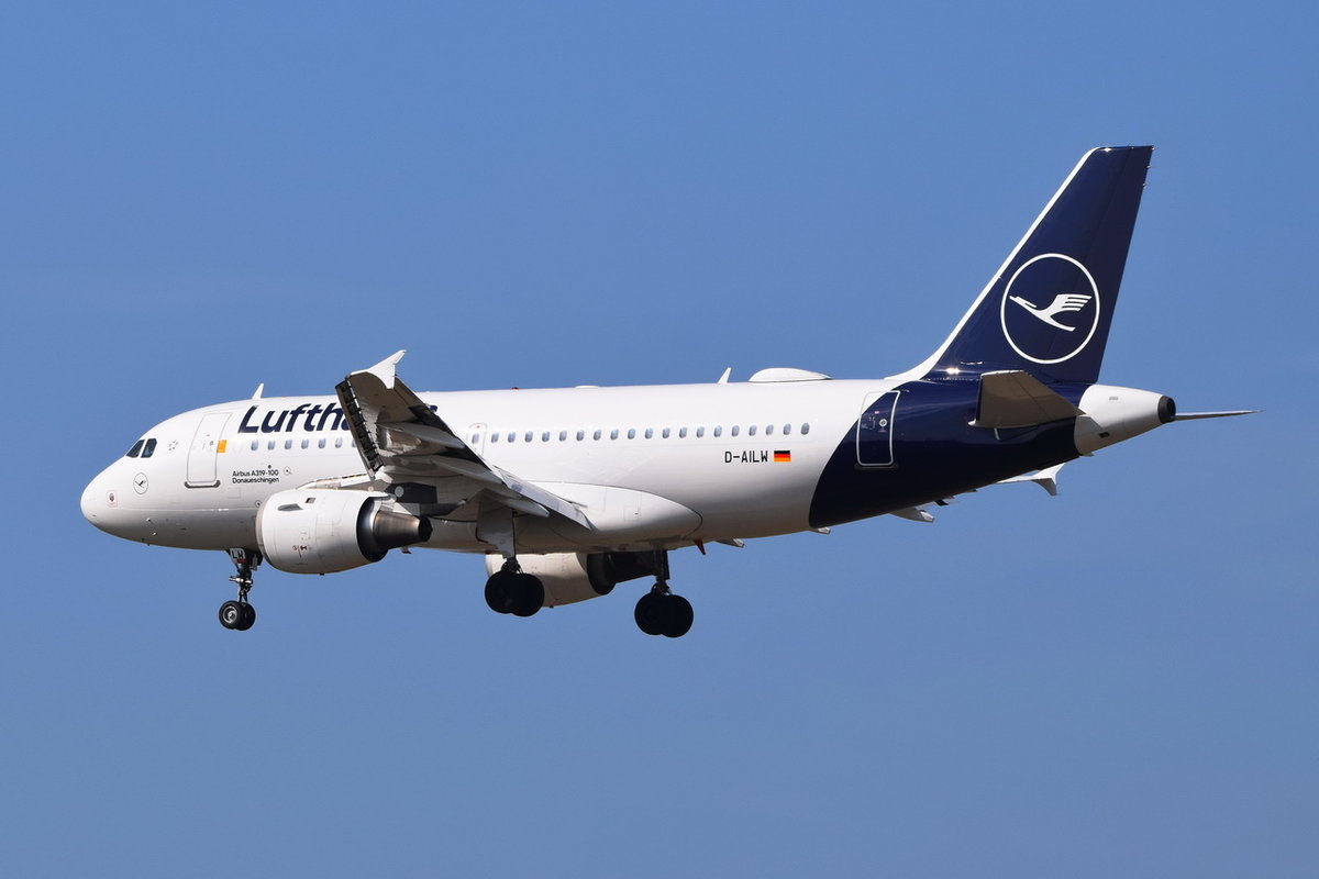 D-AILW Lufthansa Airbus A319-114  Donaueschingen  , MUC , 30.03.2019
