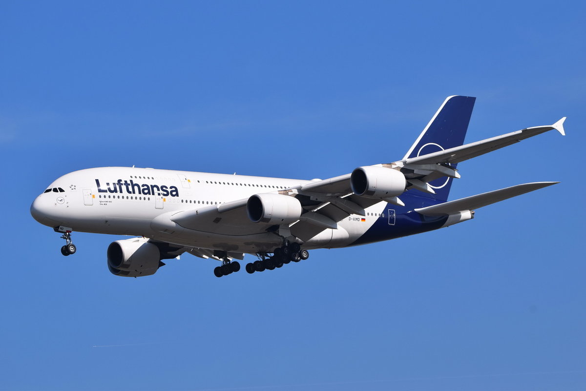 D-AIMD Lufthansa Airbus A380-841  Tokio  , 30.03.2019 , MUC
