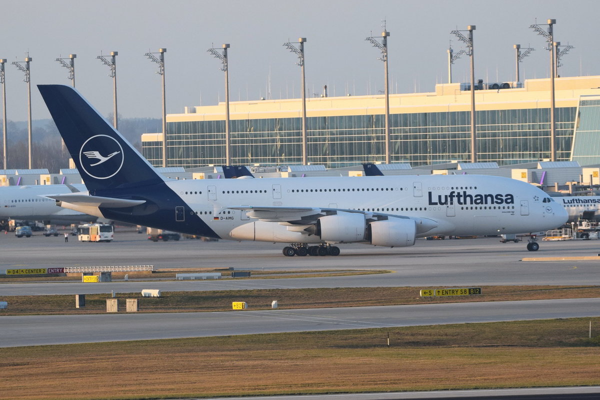 D-AIMG Lufthansa Airbus A380-841  Wien  , 30.03.2019 , MUC