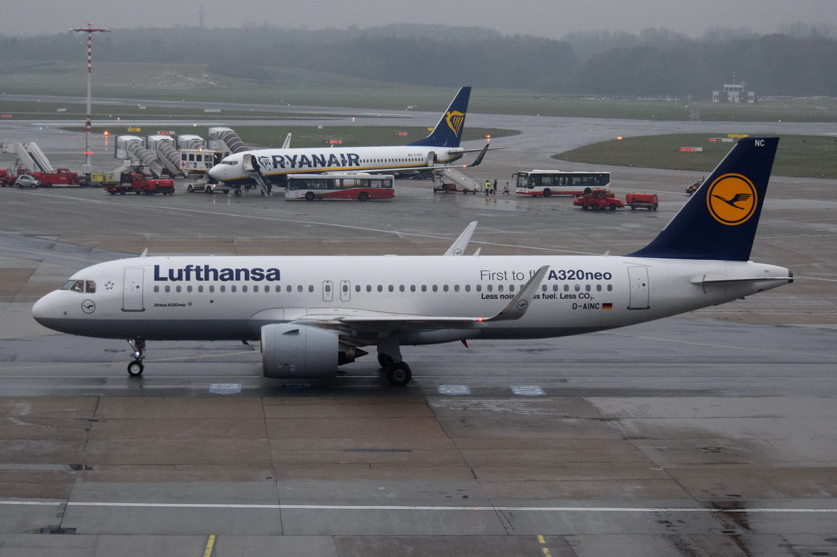 D-AINC Lufthansa Airbus A320-271N(WL)  , HAM , 10.11.2016