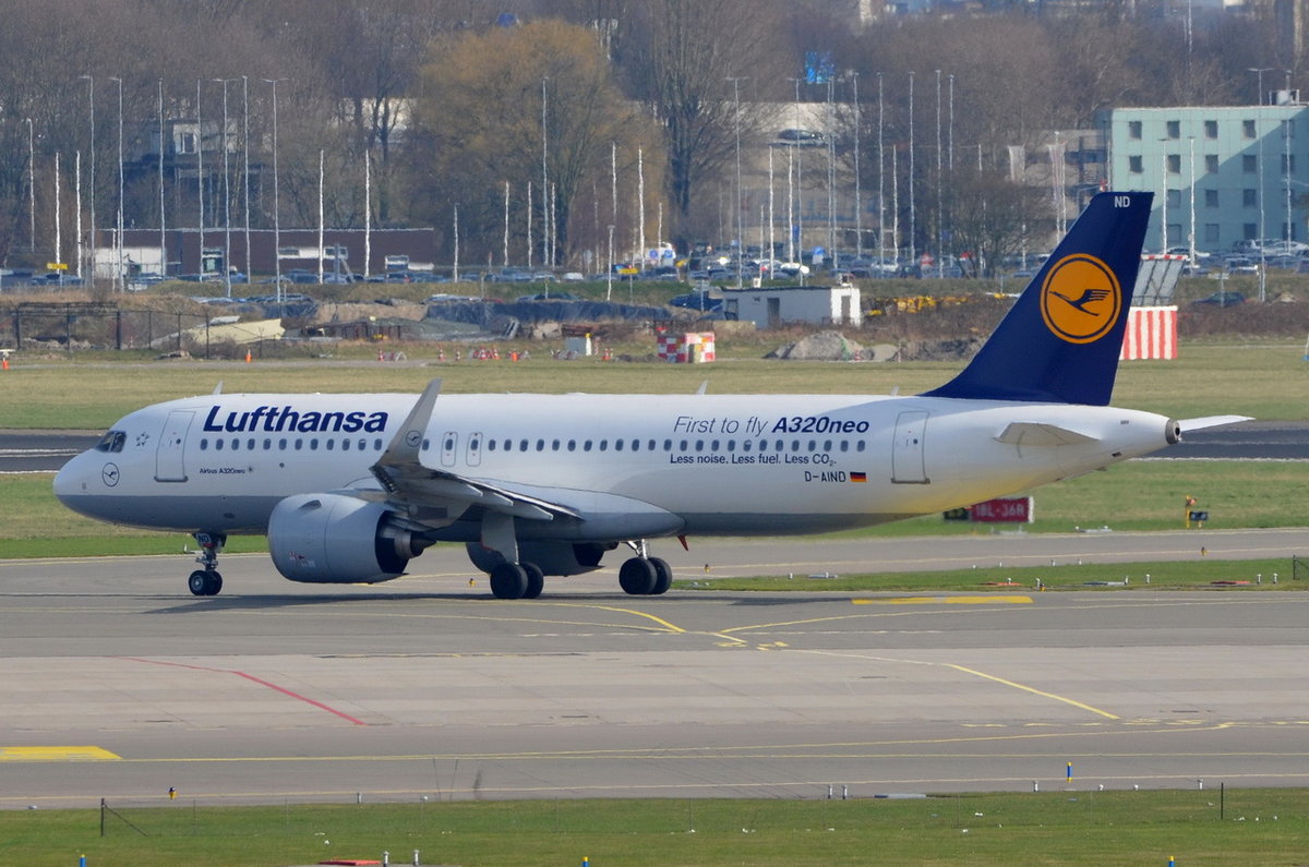 D-AIND Lufthansa Airbus A320-271N(WL)  , AMS , 12.03.2017