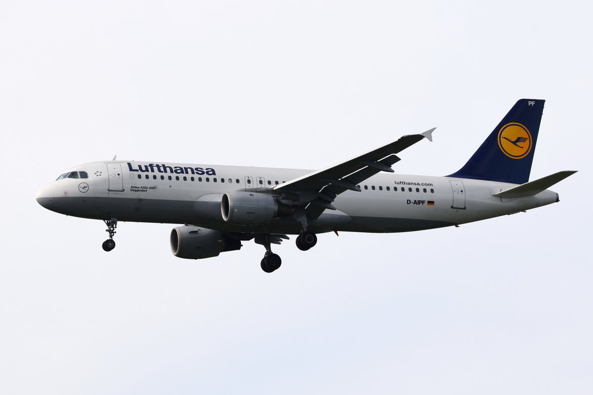 D-AIPF Lufthansa Airbus A320-211  Deggendorf   , MUC , 10.05.2018