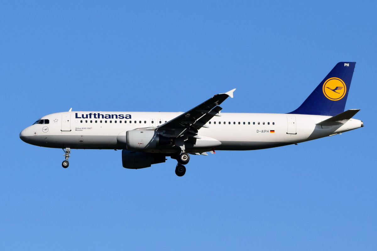 D-AIPH Lufthansa Airbus A320-211  Münster   , MUC , 15.10.2016