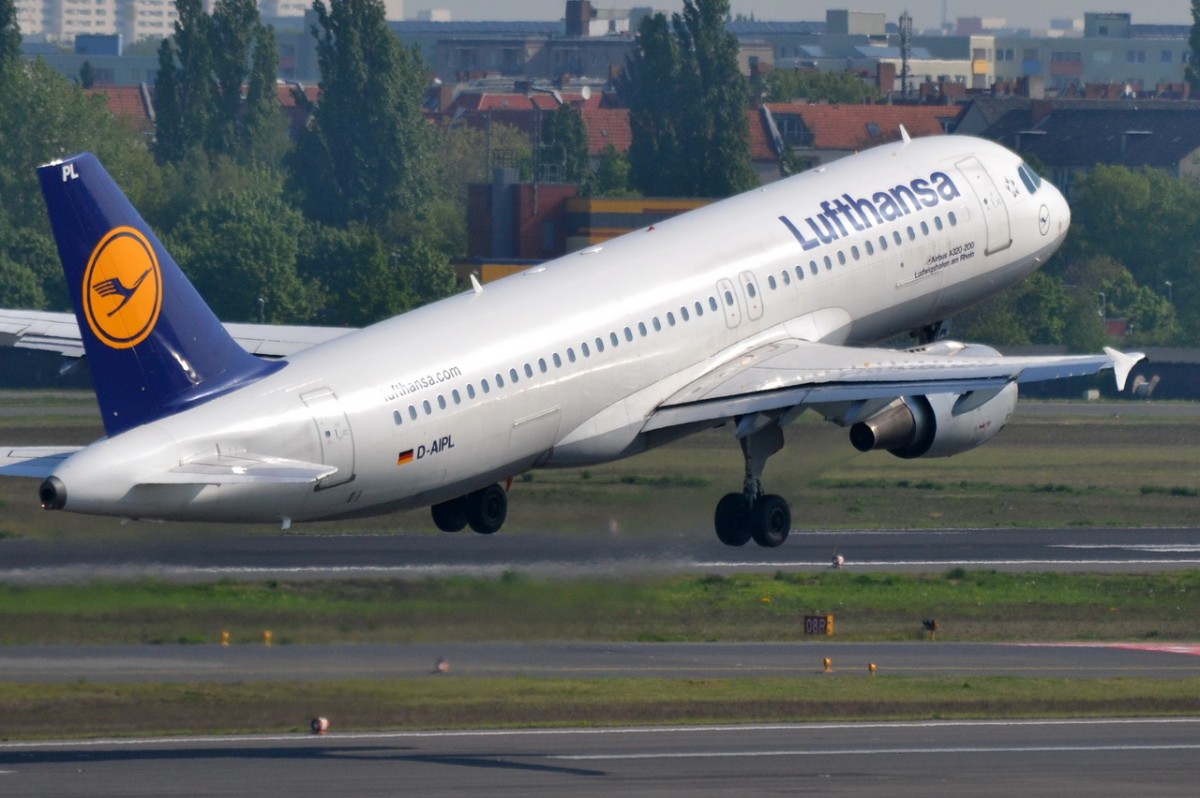 D-AIPL Lufthansa Airbus A320-211   gestartet in Tegel  25.04.2014