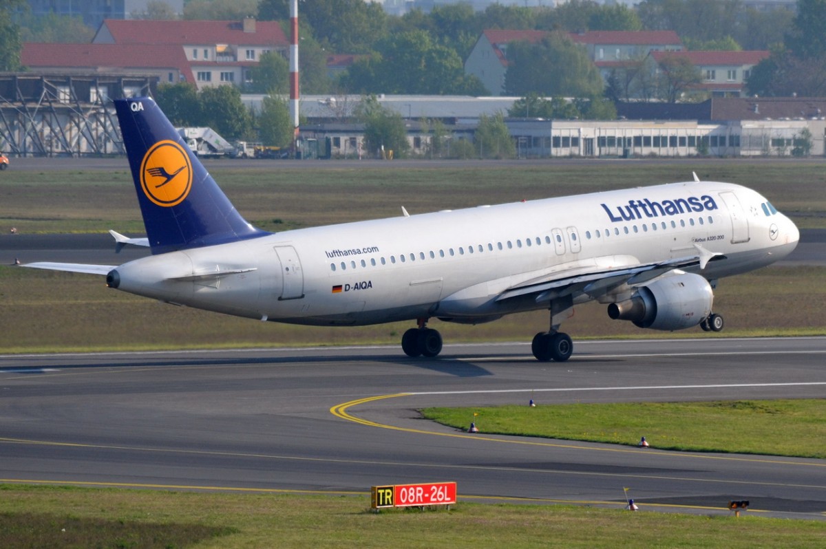 D-AIQA Lufthansa Airbus A320-211   in Tegel gestartet 25.04.2014