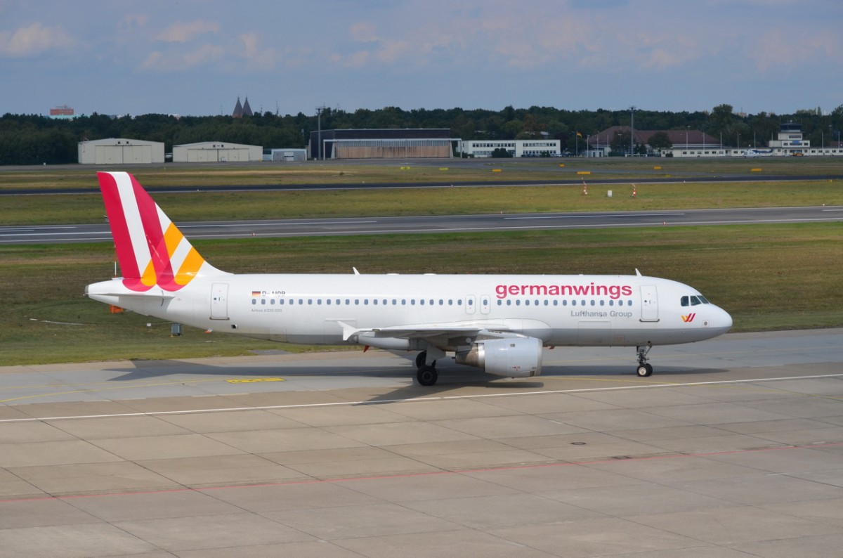 D-AIQB Germanwings Airbus A320-211   gelandet am 21.08.2014 in Tegel