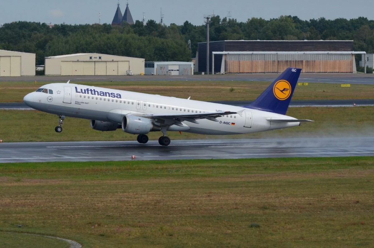 D-AIQC Lufthansa Airbus A320-211   in Tegel gestartet am 21.08.2014