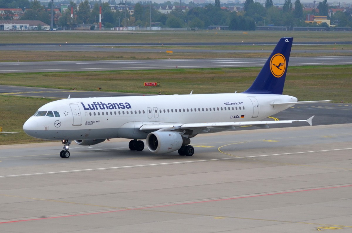 D-AIQL Lufthansa Airbus A320-211   gelandet in Tegel am 12.09.2014