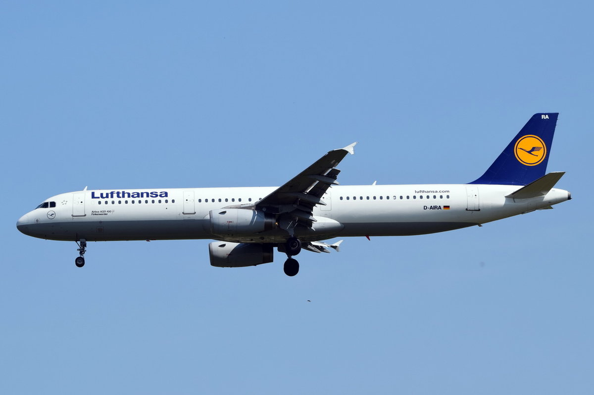 D-AIRA Lufthansa Airbus A321-131  Finkenwerder   , MUC , 20.06.2017