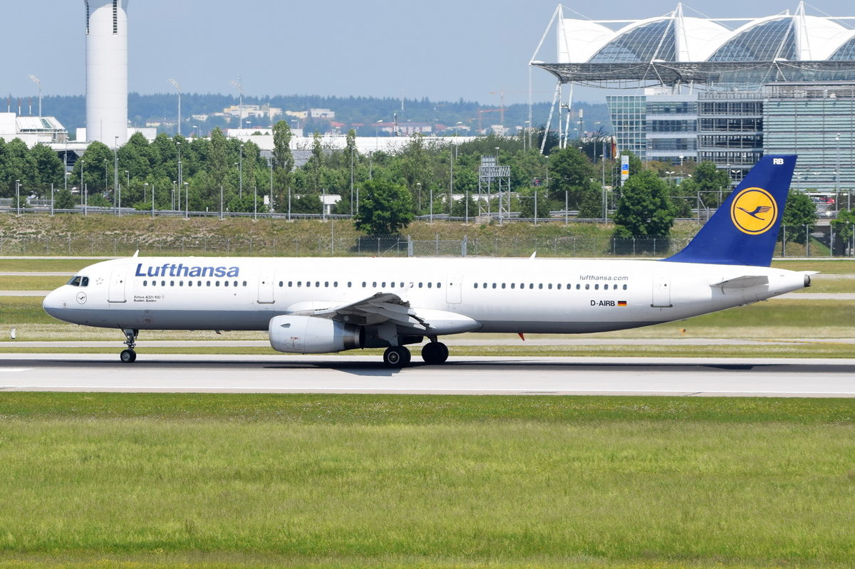 D-AIRB Lufthansa Airbus A321-131  Baden-Baden   , MUC , 03.06.2017