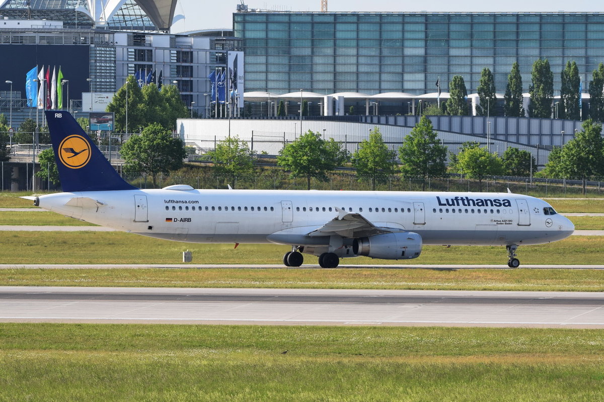 D-AIRB Lufthansa Airbus A321-131  Baden-Baden   , MUC , 21.05.2018