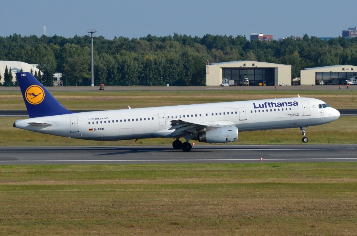 D-AIRB Lufthansa Airbus A321-131   Start in Tegel am 04.09.2014