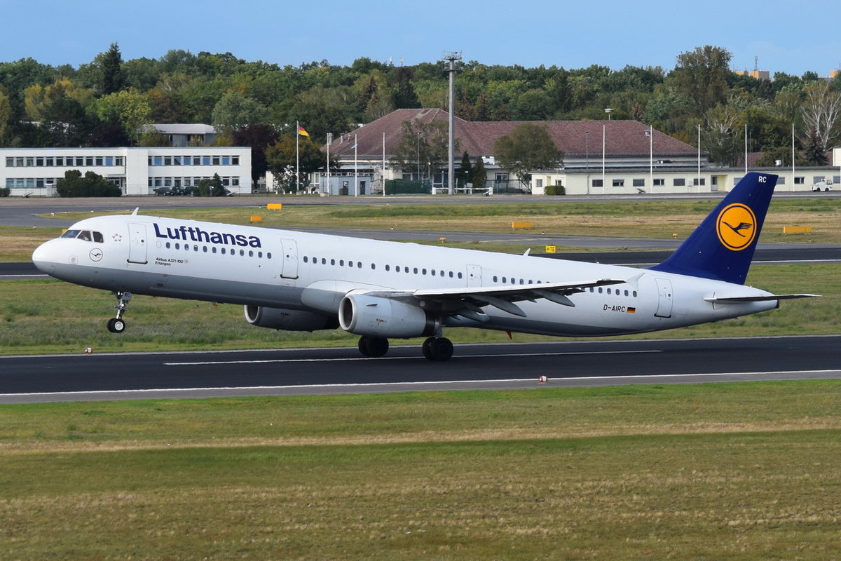 D-AIRC Lufthansa Airbus A321-131  Erlangen   , TXL , 20.09.2017