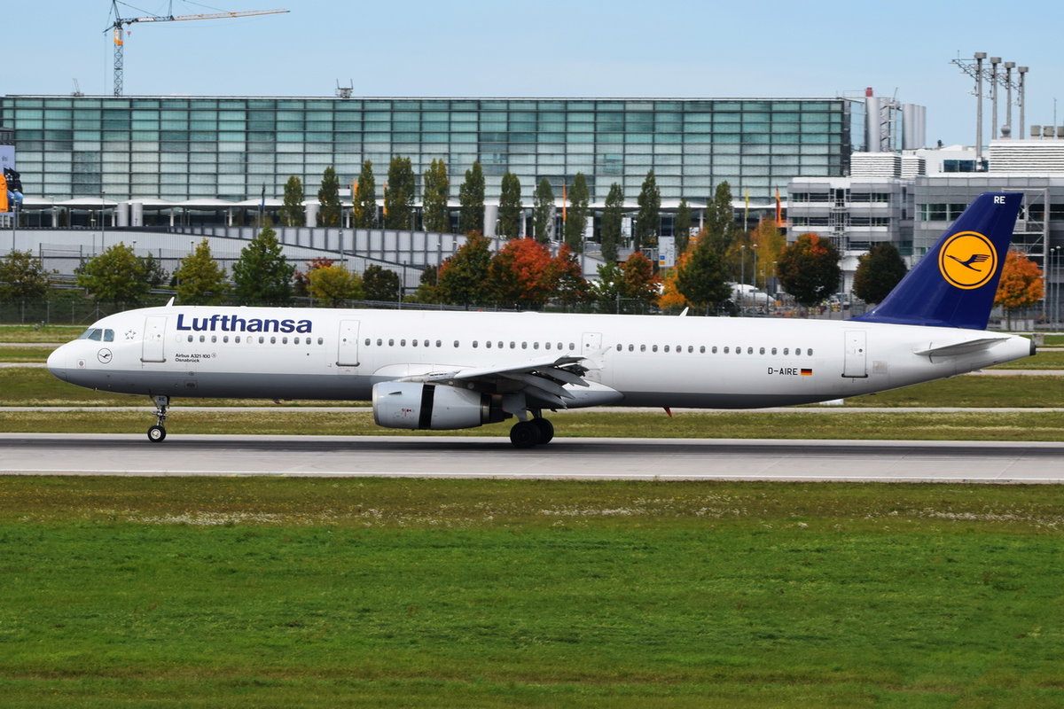 D-AIRE Lufthansa Airbus A321-131 (Osnabrück)  , MUC , 02.10.2017