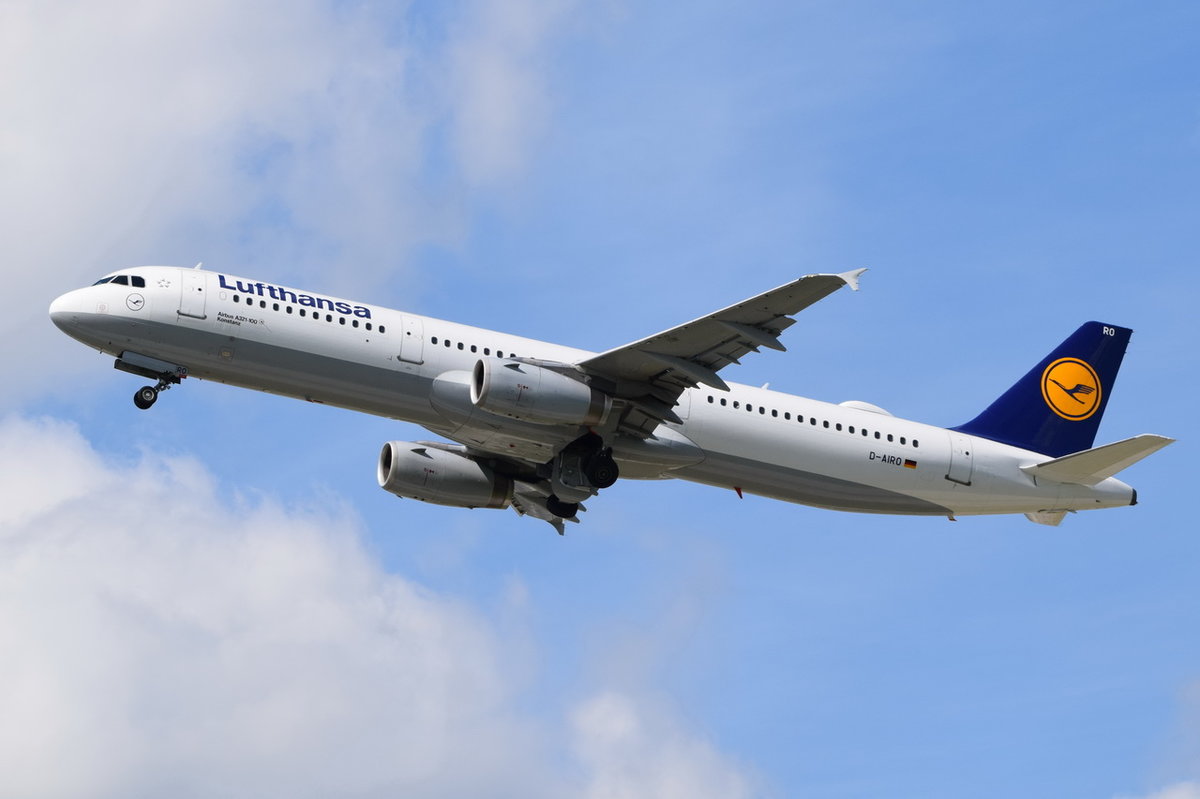 D-AIRO Lufthansa Airbus A321-131  Konstanz   , MUC , 17.06.2017