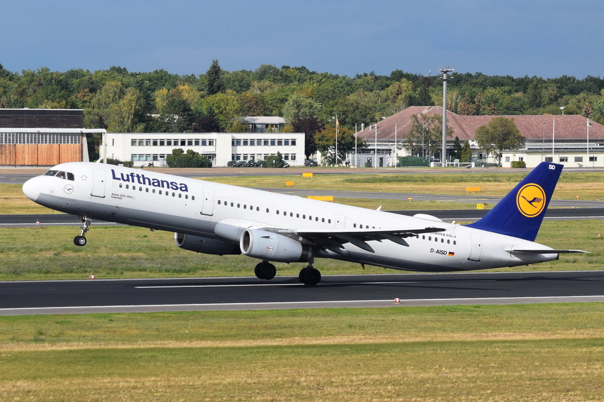 D-AISD Lufthansa Airbus A321-231  Chemnitz   , TXL , 20.09.2017