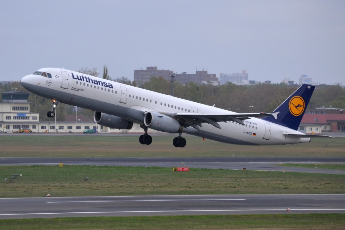 D-AISR Lufthansa Airbus A321-231    Start in Tegel am 09.04.2014