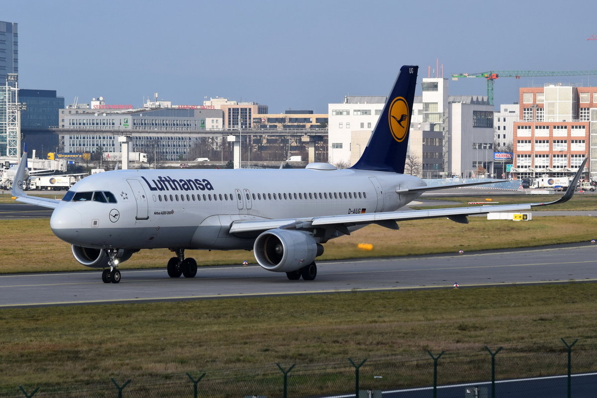 D-AIUG Lufthansa Airbus A320-214(WL) , FRA , 07.12.2017