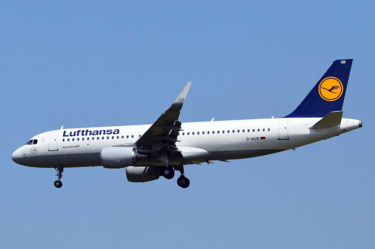 D-AIUR Lufthansa Airbus A320-214(WL)  , MUC , 20.06.2017