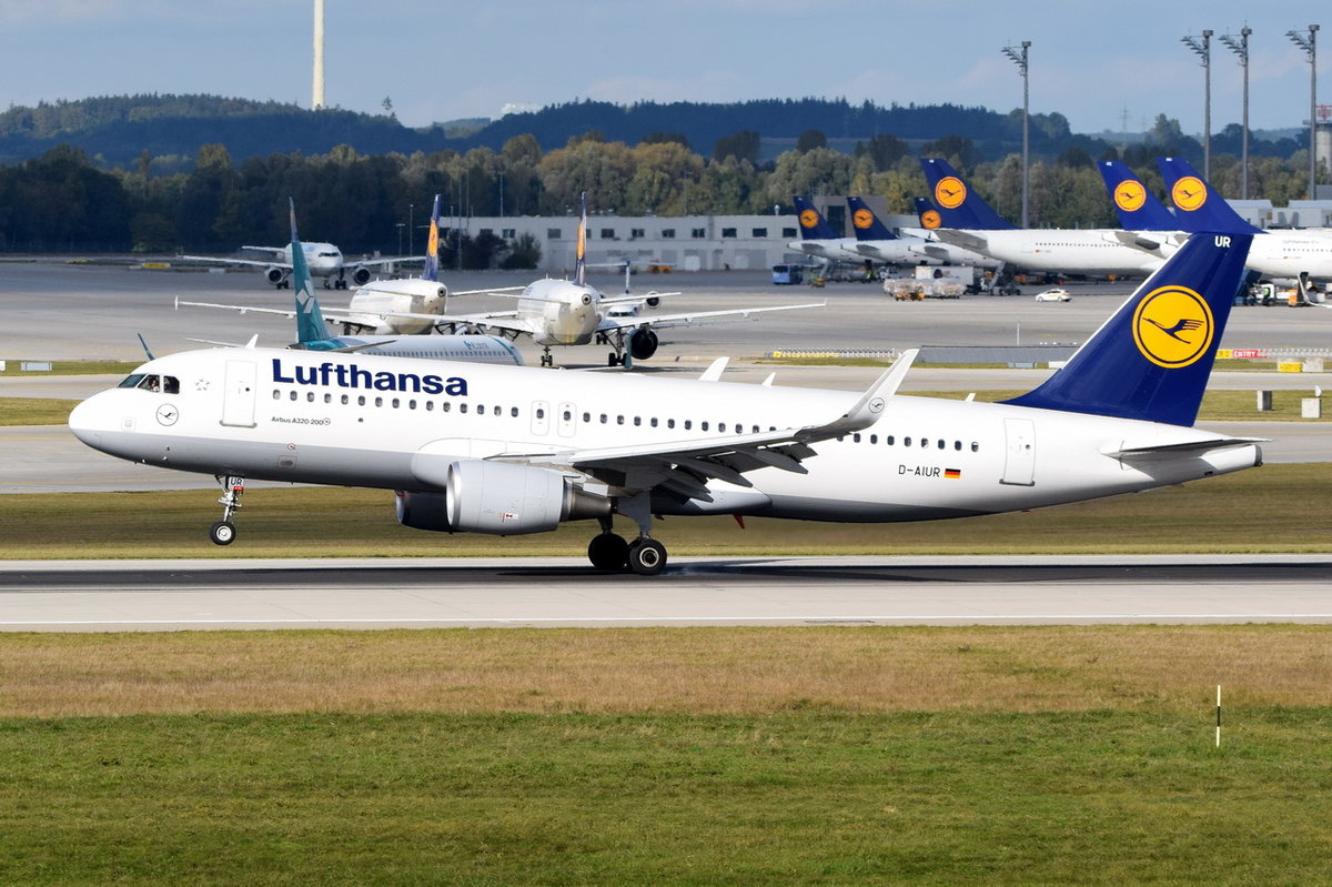 D-AIUR Lufthansa Airbus A320-214(WL)  , MUC , 15.10.2016