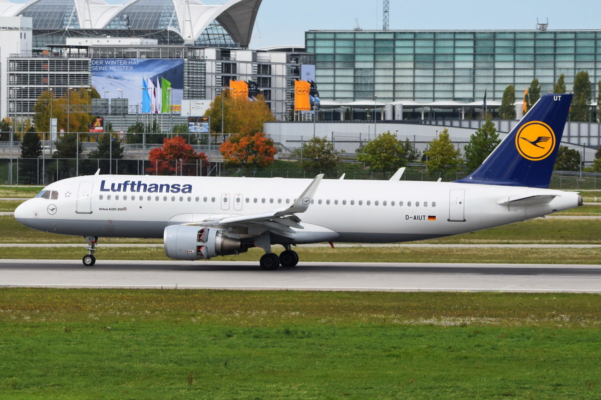 D-AIUT Lufthansa Airbus A320-214(WL) , MUC , 02.10.2017