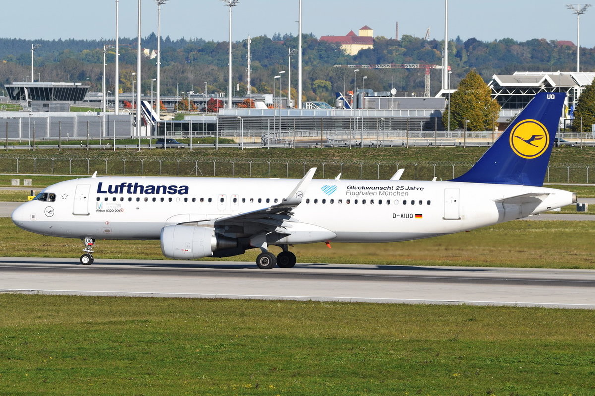 D-AIUU Lufthansa Airbus A320-214(WL)  , MUC , 05.10.2017