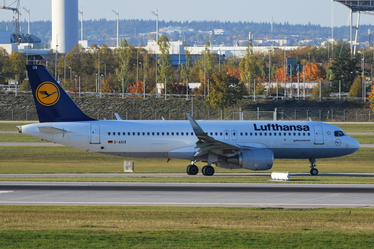 D-AIUX Lufthansa Airbus A320-214(WL) , MUC , 13.10.2018