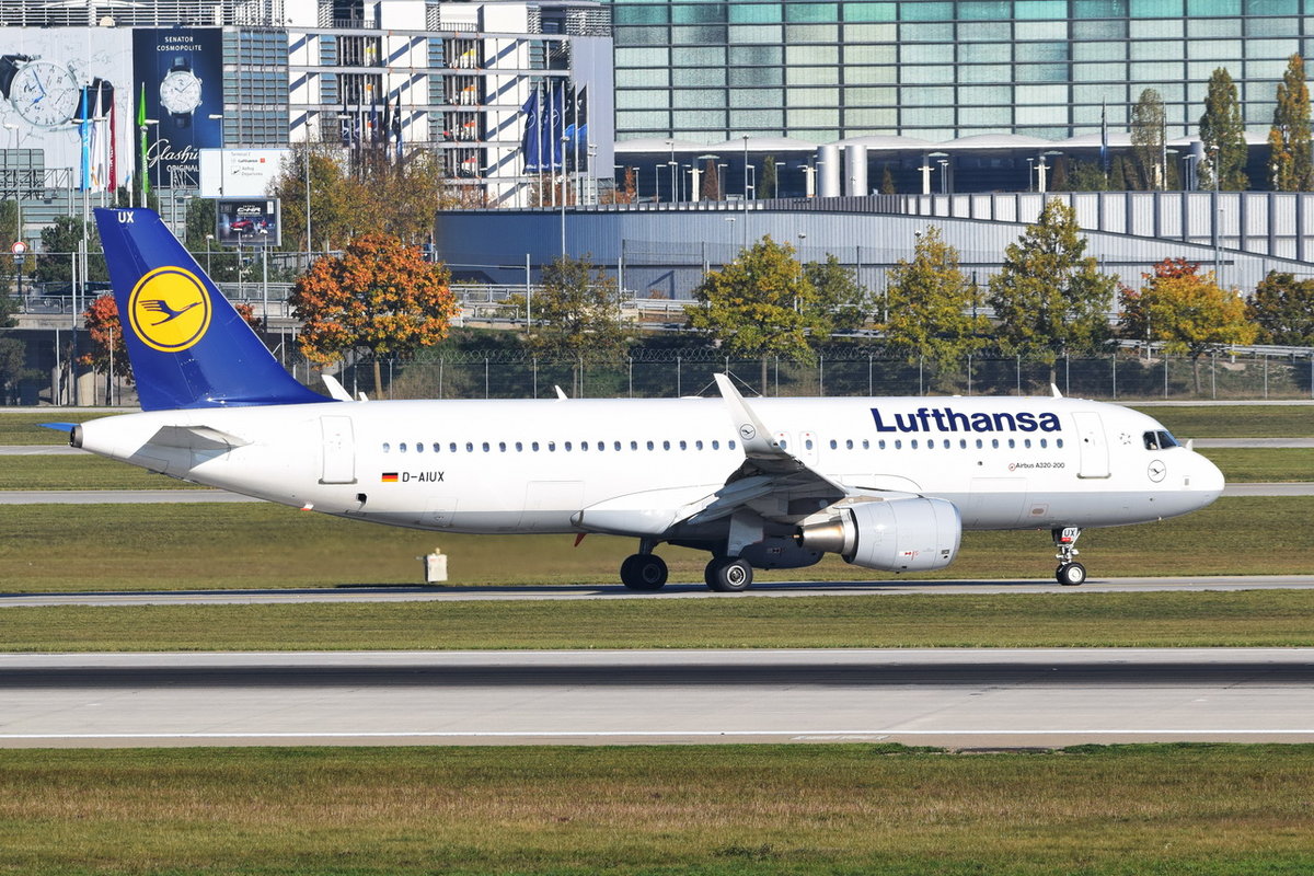 D-AIUX Lufthansa Airbus A320-214(WL) , MUC , 14.10.2018