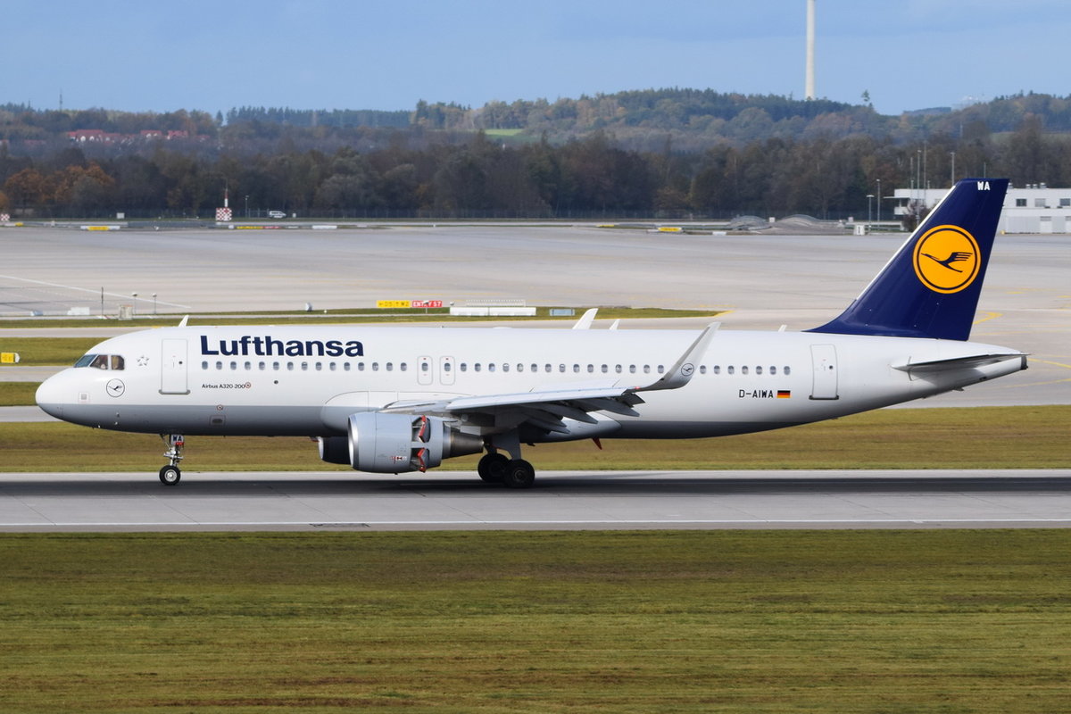 D-AIWA Lufthansa Airbus A320-214(WL)  , MUC , 22.10.2017