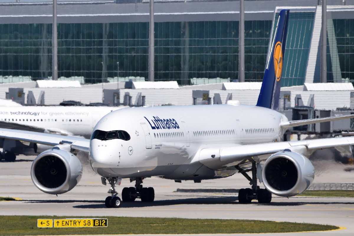 D-AIXC Lufthansa Airbus A350-941  Saarbrücken  , MUC , 19.06.2017