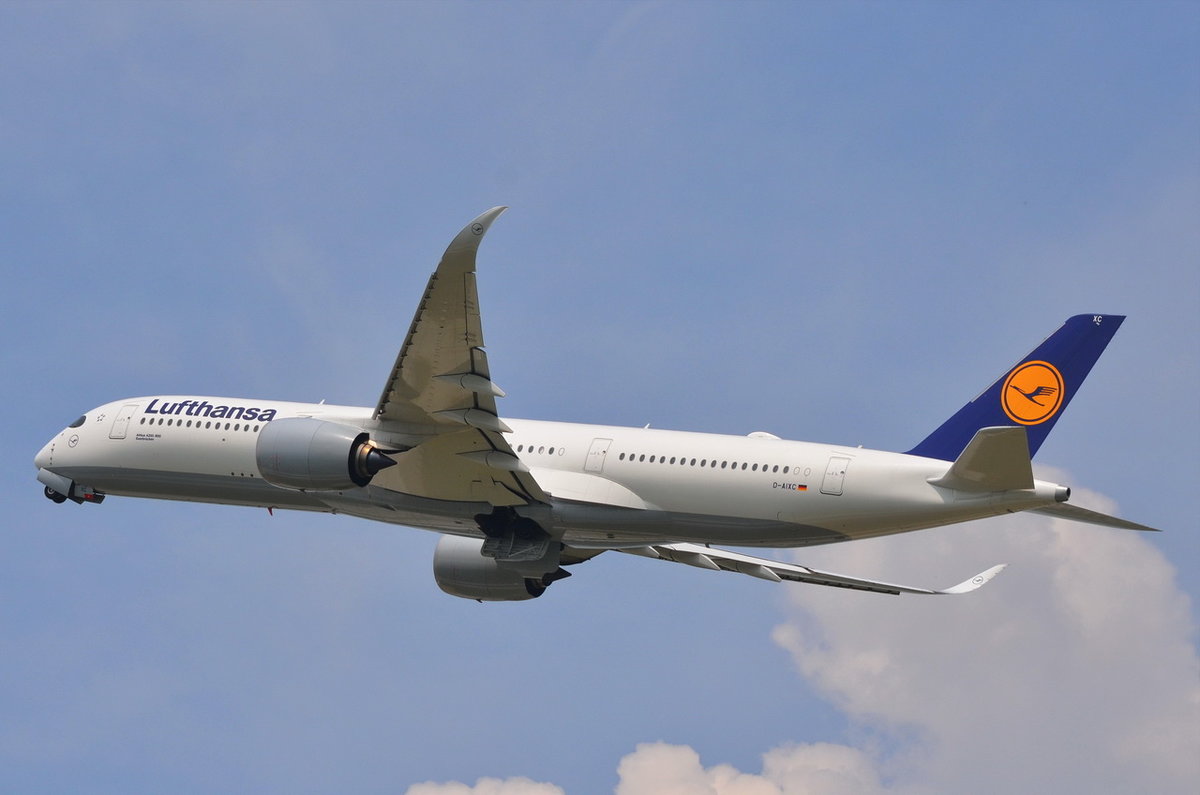 D-AIXC Lufthansa Airbus A350-941  Saarbrücken   , MUC , 21.06.2017
