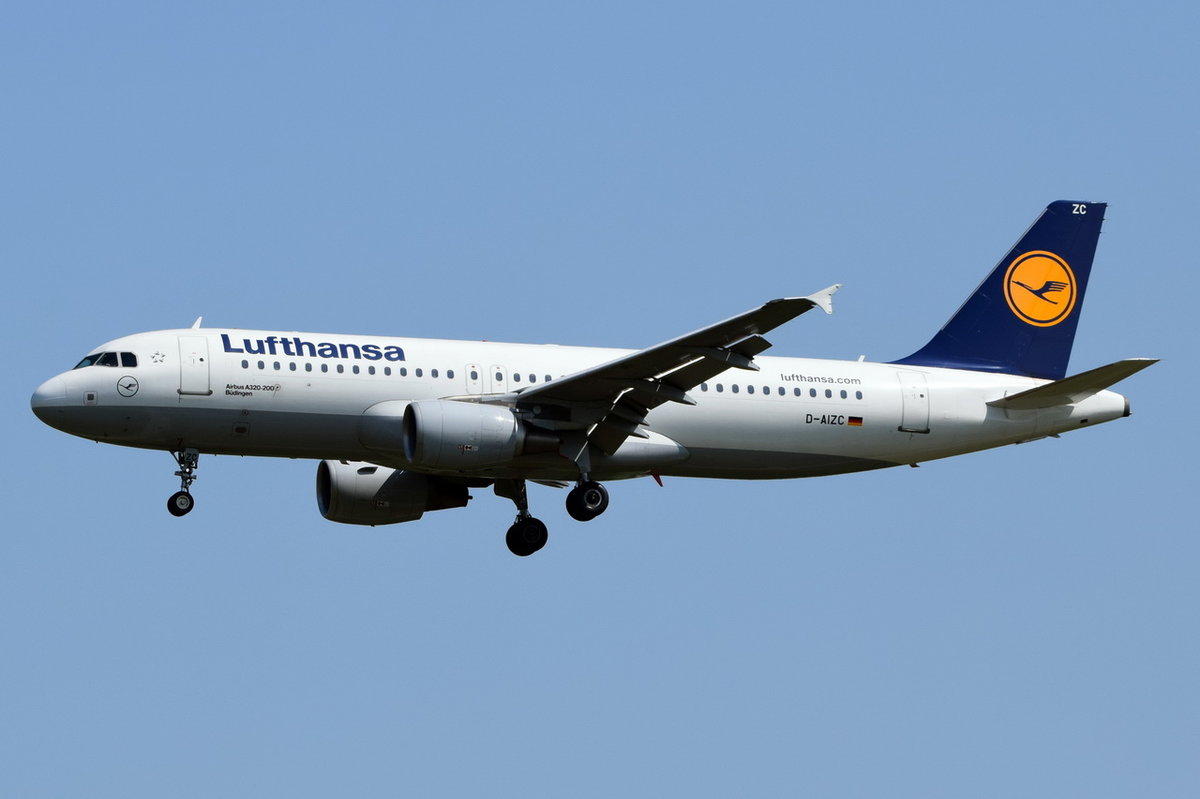 D-AIZC Lufthansa Airbus A320-214  Büdingen   , MUC , 20.06.2017
