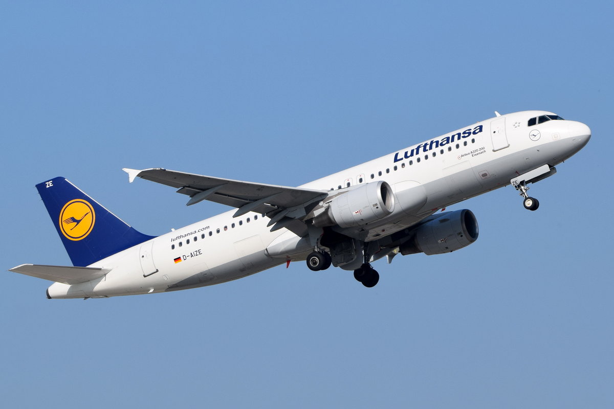 D-AIZE Lufthansa Airbus A320-214  Eisenach   , MUC , 16.10.2016