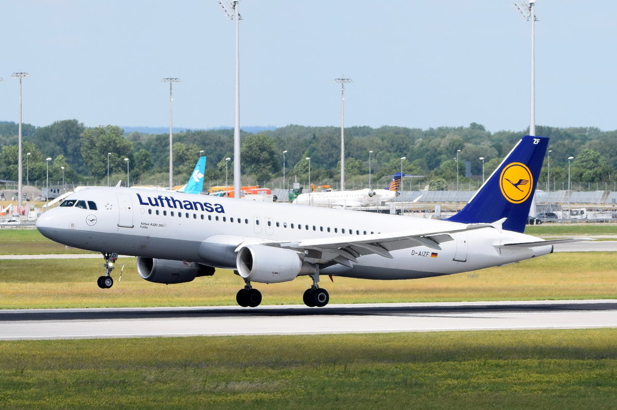 D-AIZF Lufthansa Airbus A320-214  Fulda   , MUC , 17.06.2017