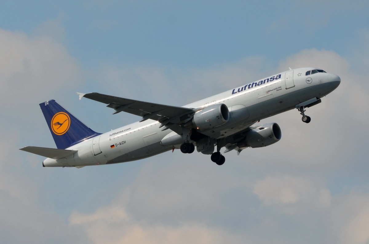 D-AIZH Lufthansa Airbus A320-214  Hanau   in München gestartet   10.09.2015