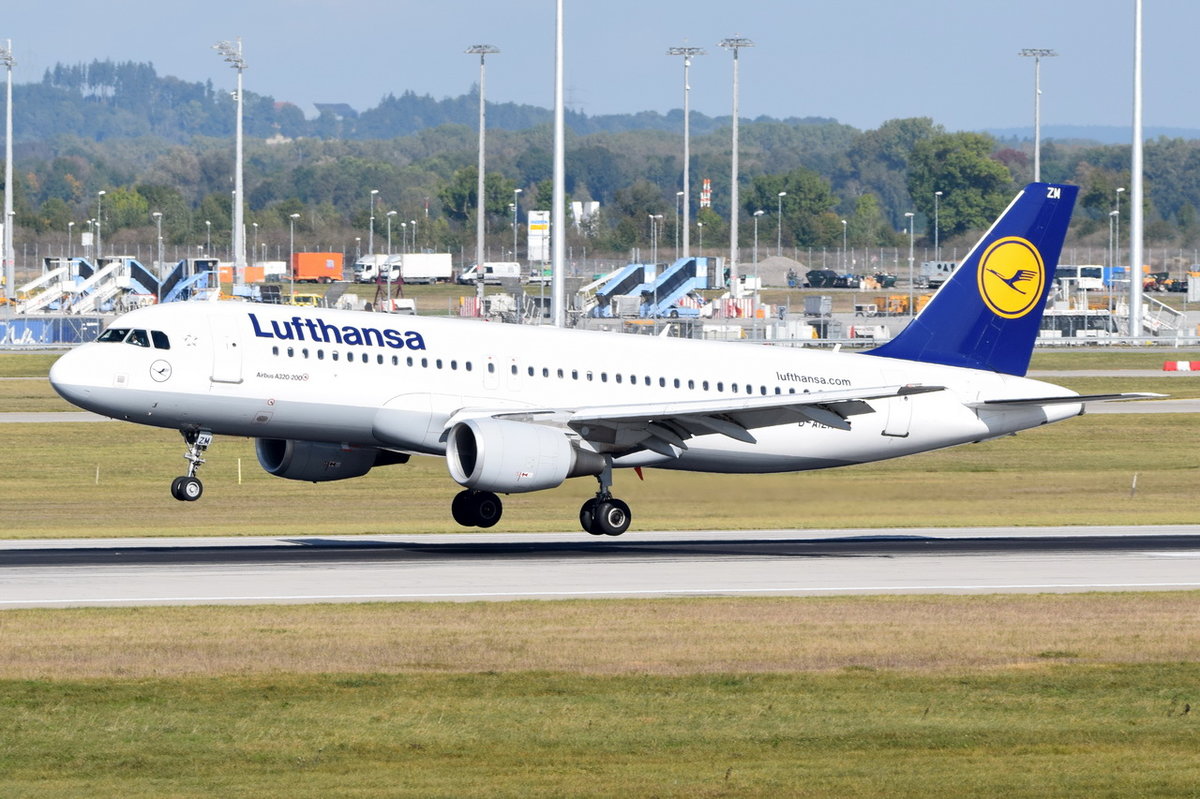 D-AIZM Lufthansa Airbus A320-214  , MUC , 15.10.2016