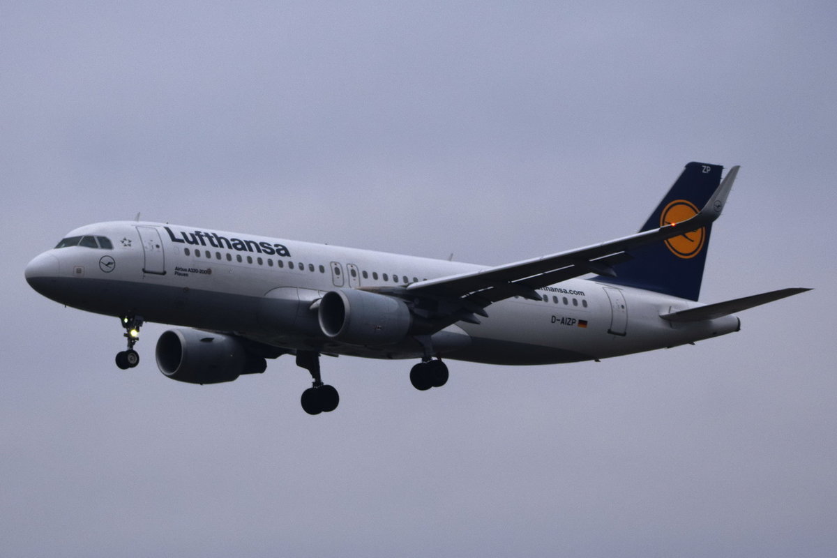 D-AIZP Lufthansa Airbus A320-214(WL)  Plauen   , FRA , 06.12.2017
