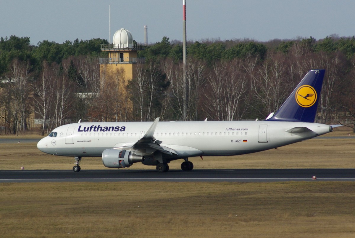 D-AIZT Lufthansa Airbus A320-214(WL)   17.02.2014  Berlin-Tegel