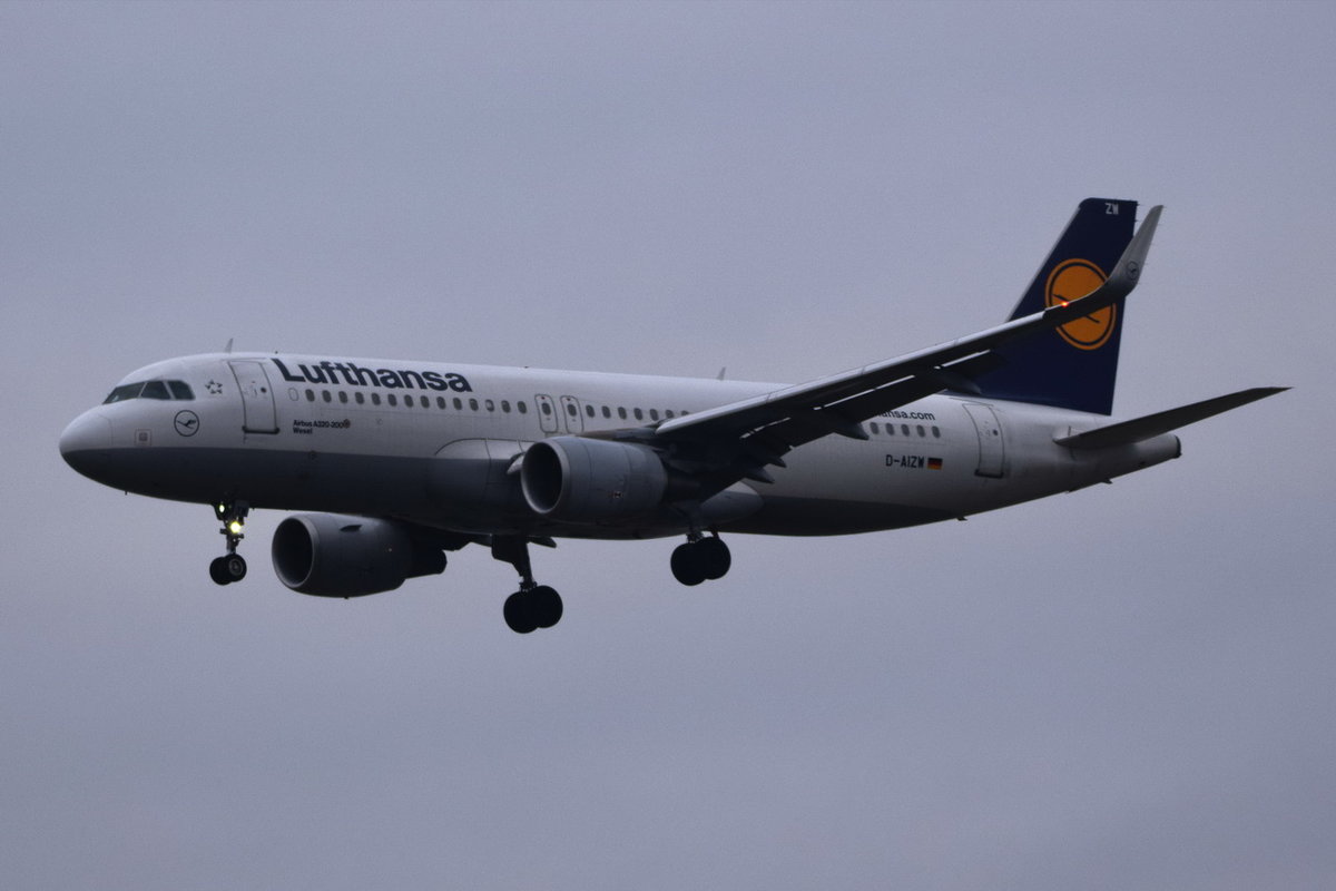 D-AIZW Lufthansa Airbus A320-214(WL)  Wesel   , FRA , 06.12.2017 