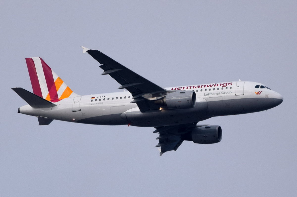 D-AKNI Germanwings Airbus A319-112  , HAM , 07.11.2016