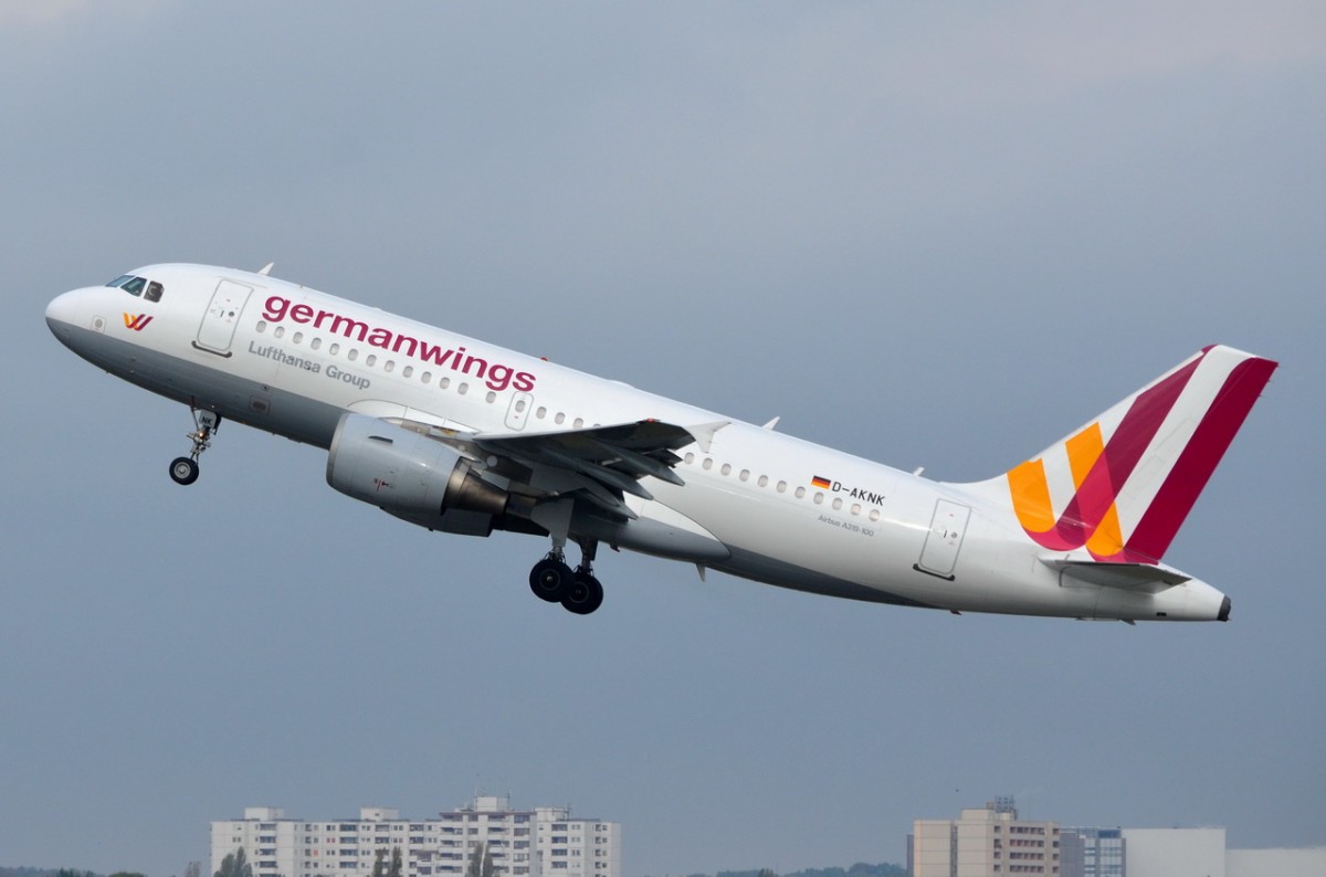 D-AKNK Germanwings Airbus A319-112   am 14.10.2014 gestartet in Tegel