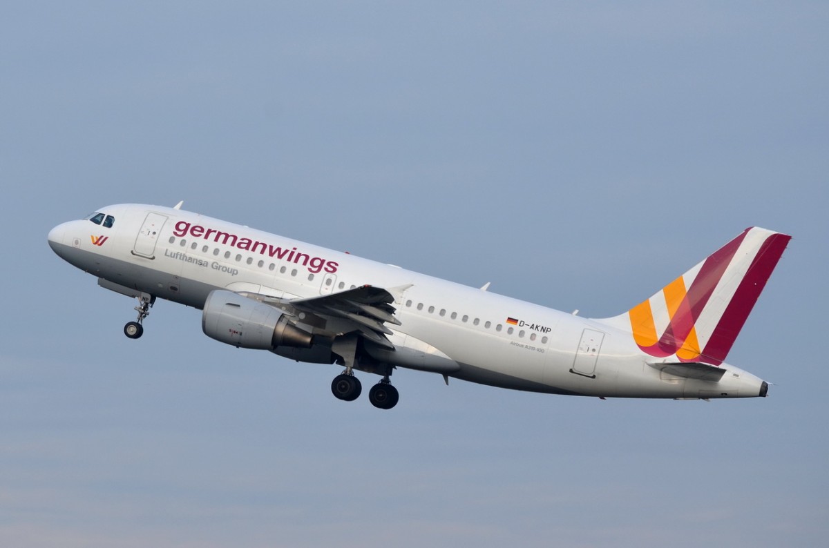 D-AKNP Germanwings Airbus A319-112   am 24.11.2015 in Tegel gestartet