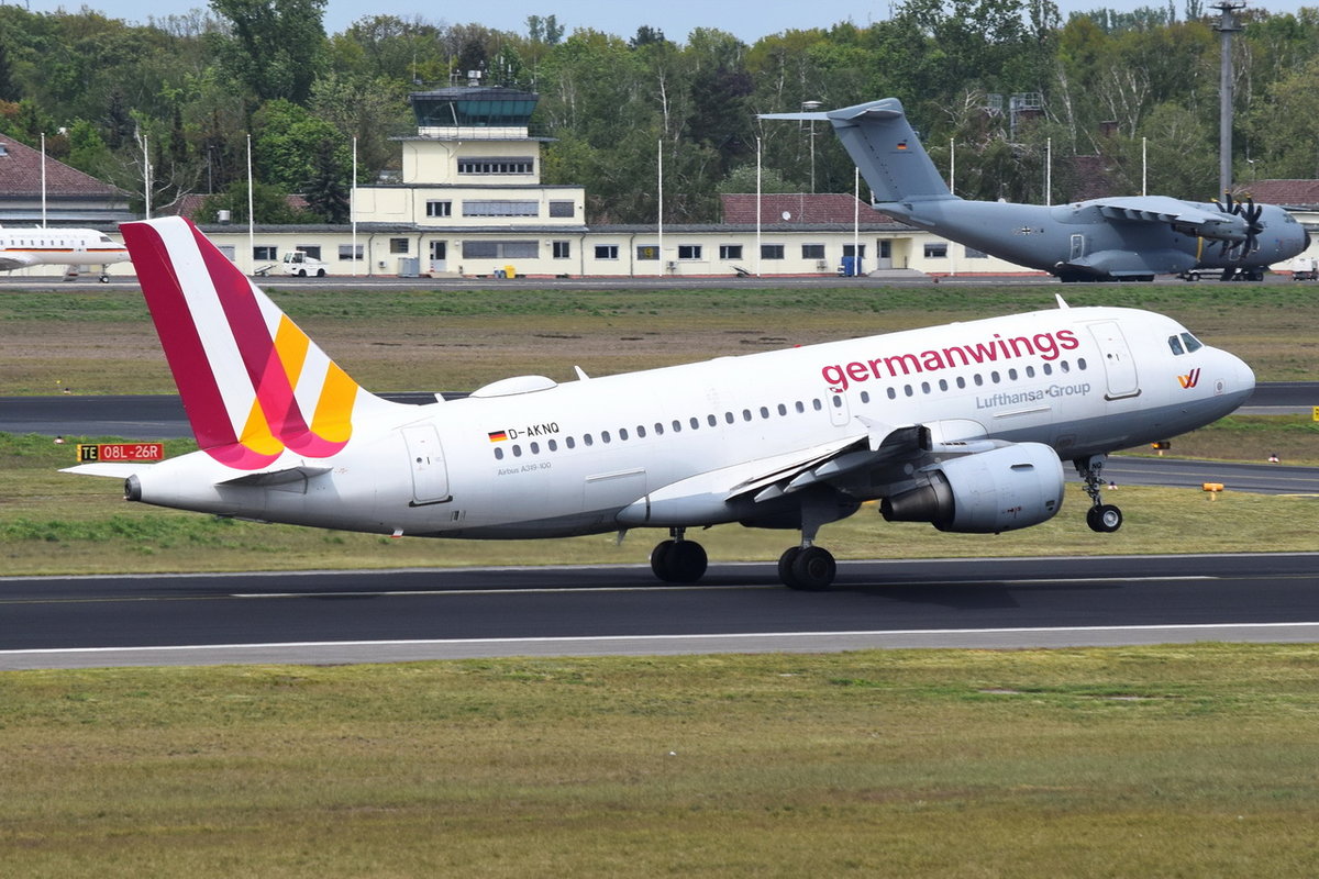 D-AKNQ Germanwings Airbus A319-112 , 08.05.2019 , TXL 